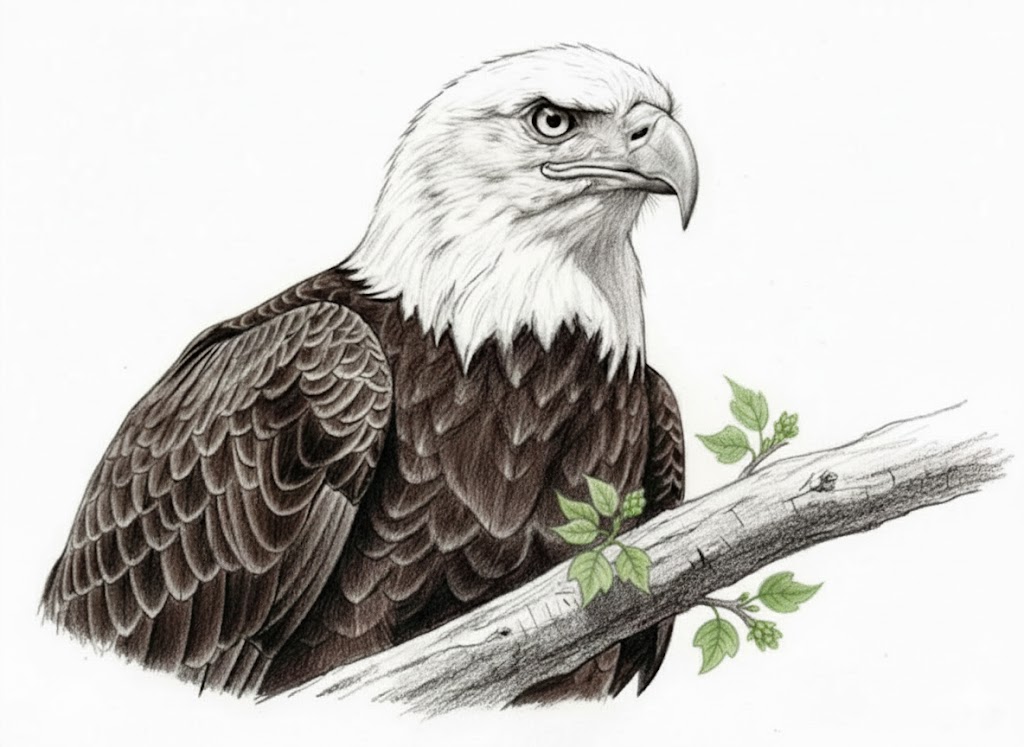 Eagle illustration for The Bitter Taste
